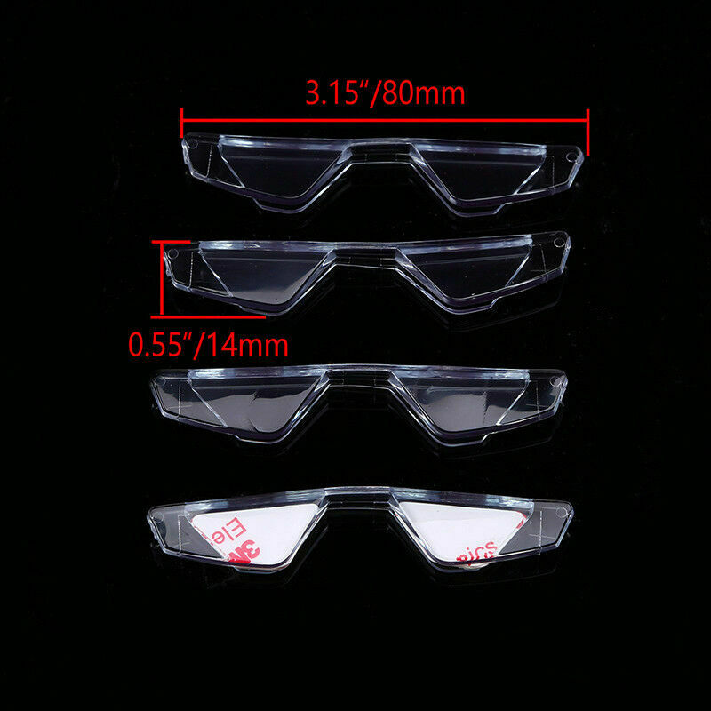 4pcs Clear Car Door Edge Guards Trim Molding Protection Strip Scratch Protector