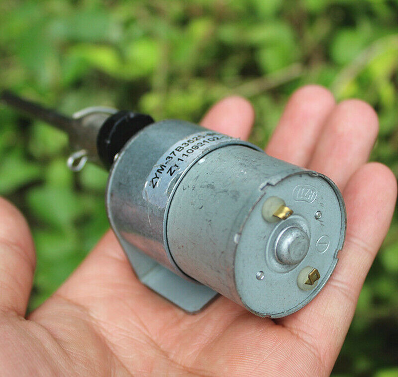 1pcs DC 12V long axis DC gear motor 60 rpm 37 gearbox high torque gear motor