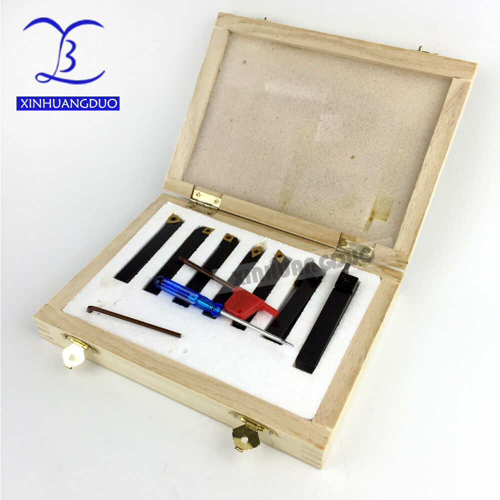 8mm 7pcs/set indexable carbide turnnig tools, lathe cutting tools set