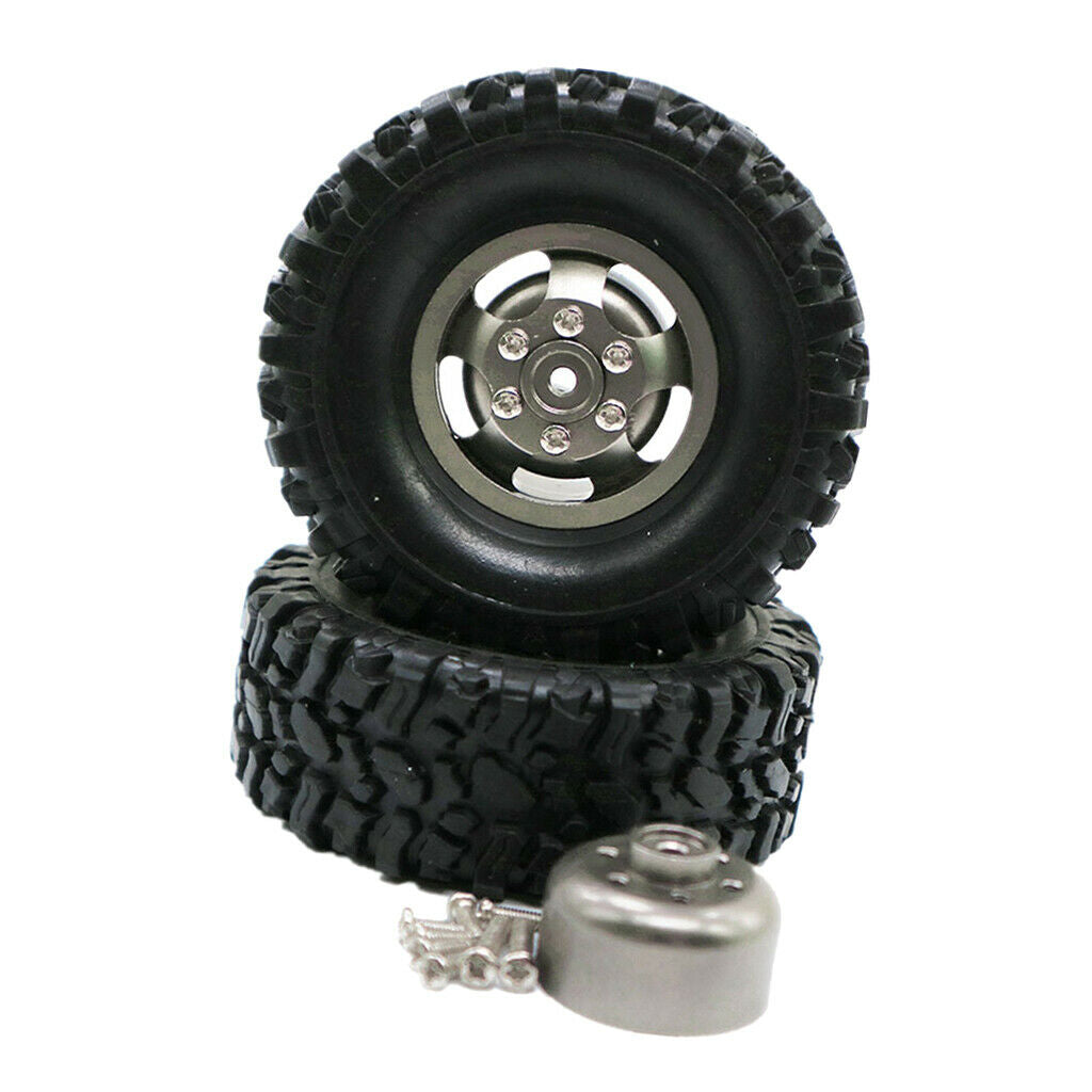 4 Packs Tires for 1/16 WPL B16 JJRC Q60 Remote Control Pickup Truck Car Accs