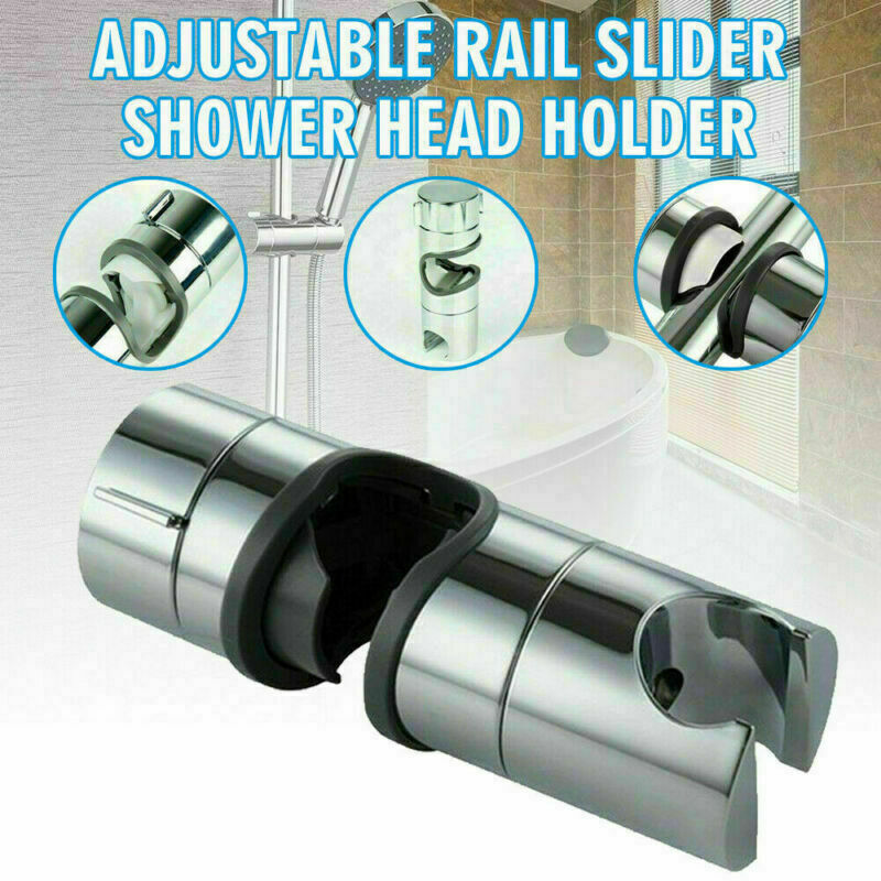 Universal Shower Head Holder Adjustable Bracket Height 360Â° Shower Replacement
