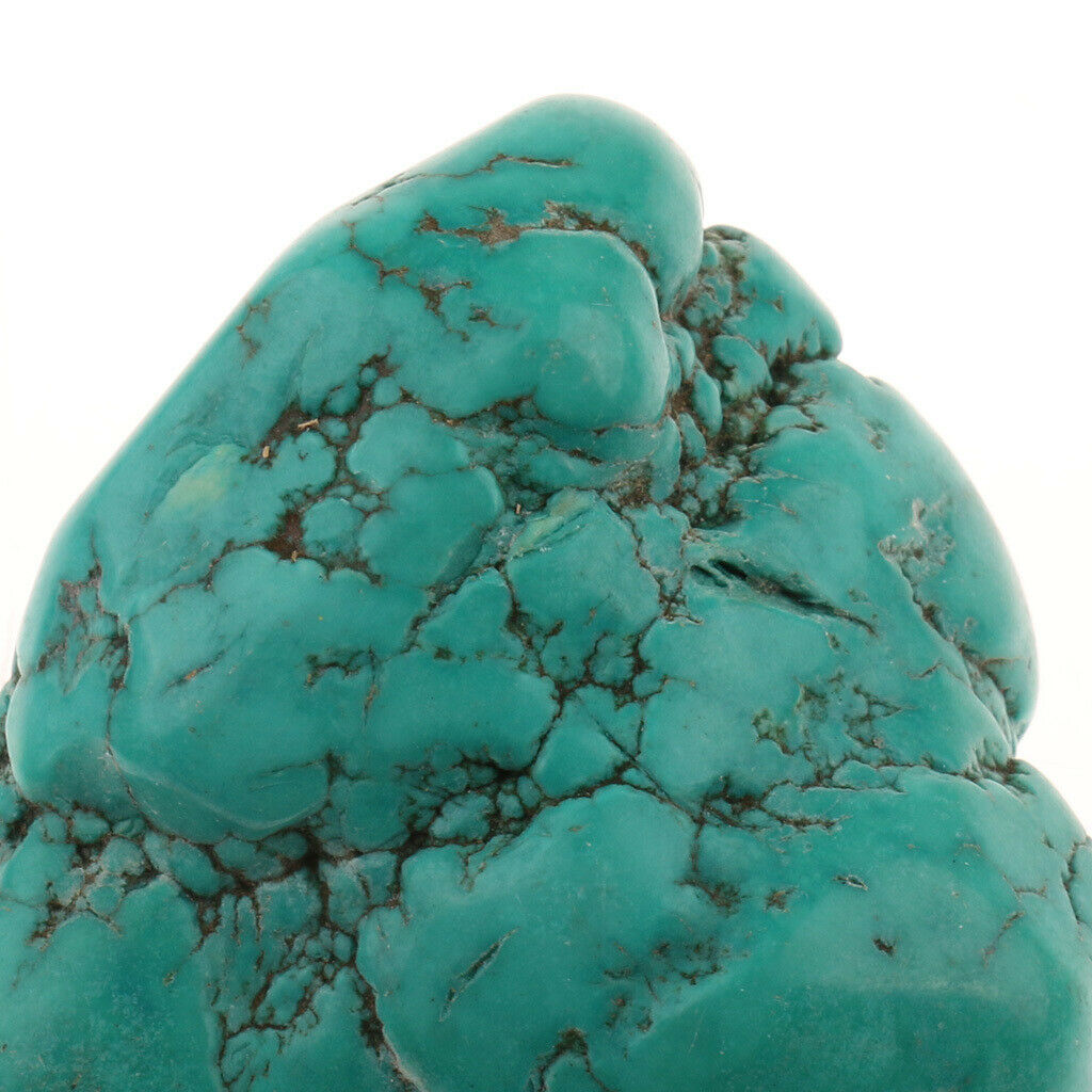 Turquoise Gem Quartz Feng Shui Crystal Terminate Decor For Jewelry Making