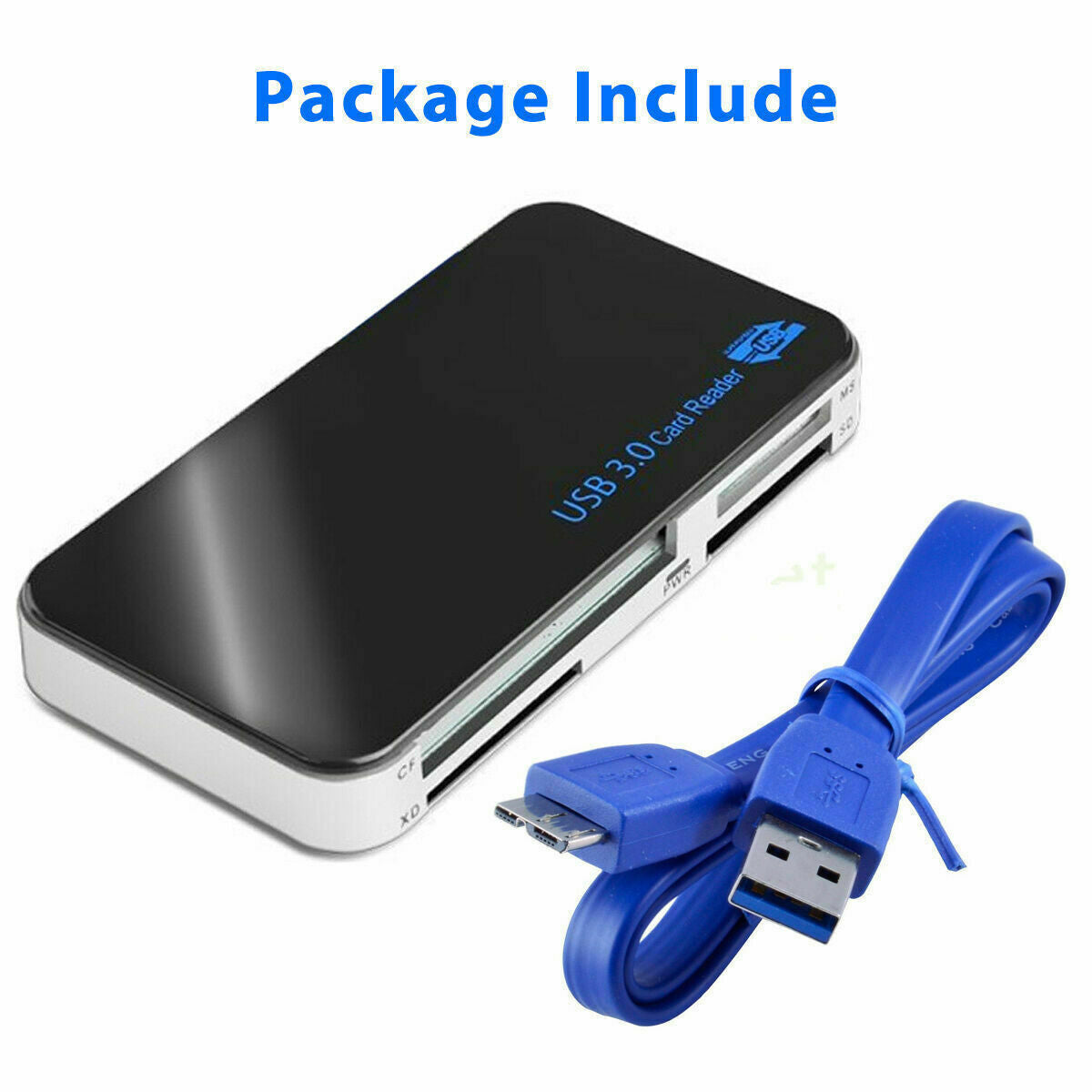 USB 3.0 All in 1 Compact Flash Multi Card Reader 5gbps CF Adapter Micro XD SD MS
