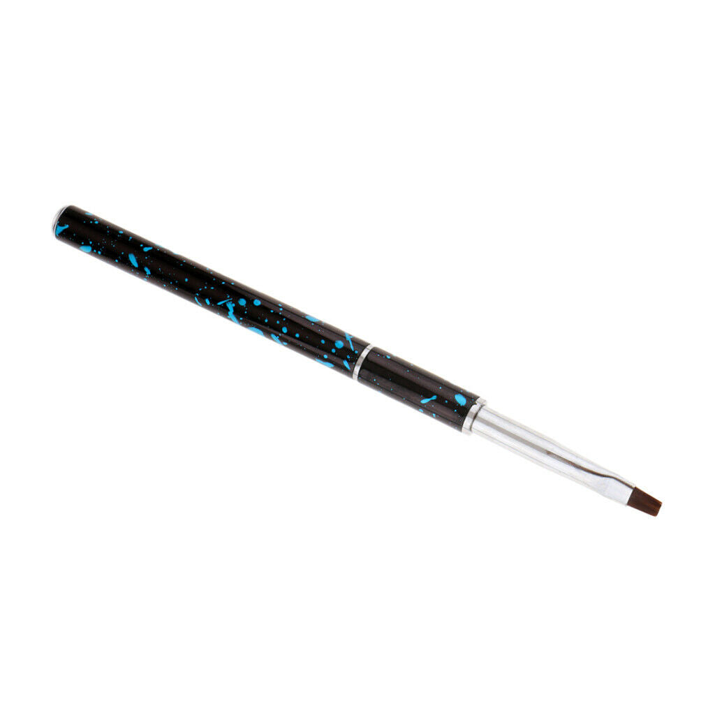 Mermaid UV Gel Nails Polish Nail Art Drawing Painting Pen Brushes 03Blue