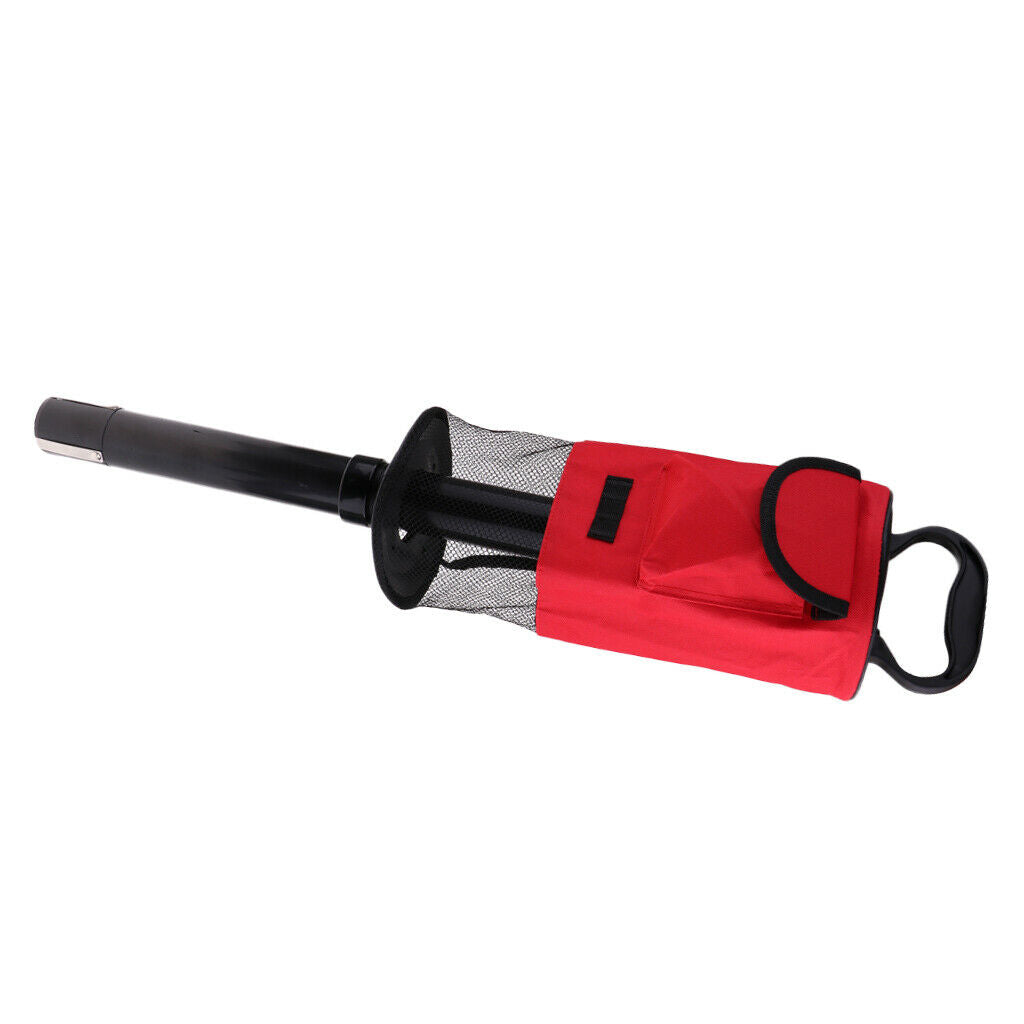 Golf Ball Picker Shag Bag Putter Portable Retriever Ball Storage Holder