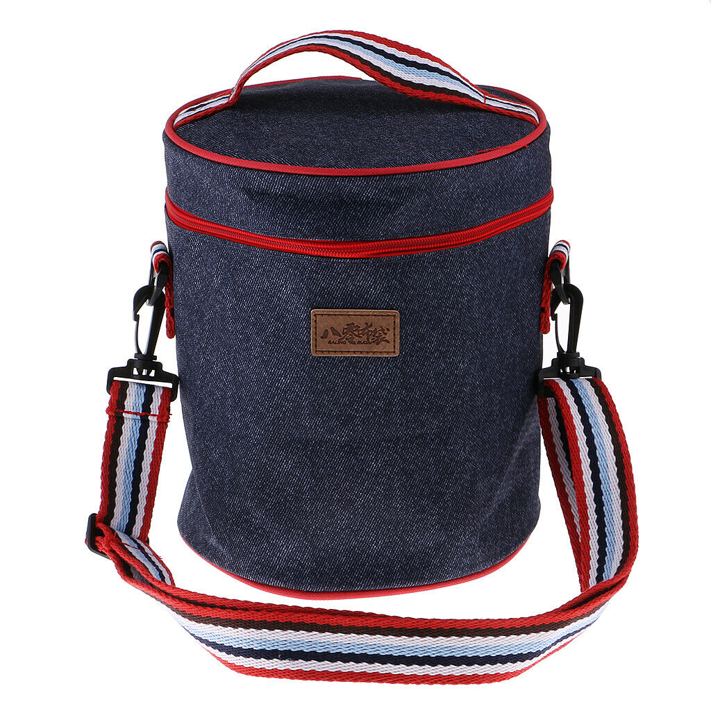 Portable Cooler Bag - Cooler Bag for Child Work Picnic - Dark Blue, #8 20x25cm