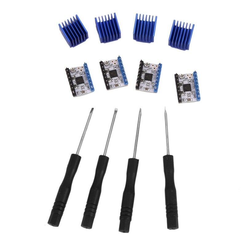 4Pcs Tmc2208 V1.2 Stepping Motor Mute Driver Stepstick Power Tube Built-In DriE2