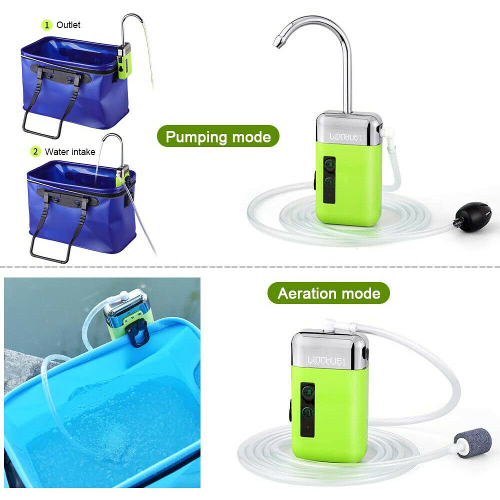 Aquarium Air Pump Ultra Silent Fish Tank Aerator Oxygen Pumps Pond Supplies NEW