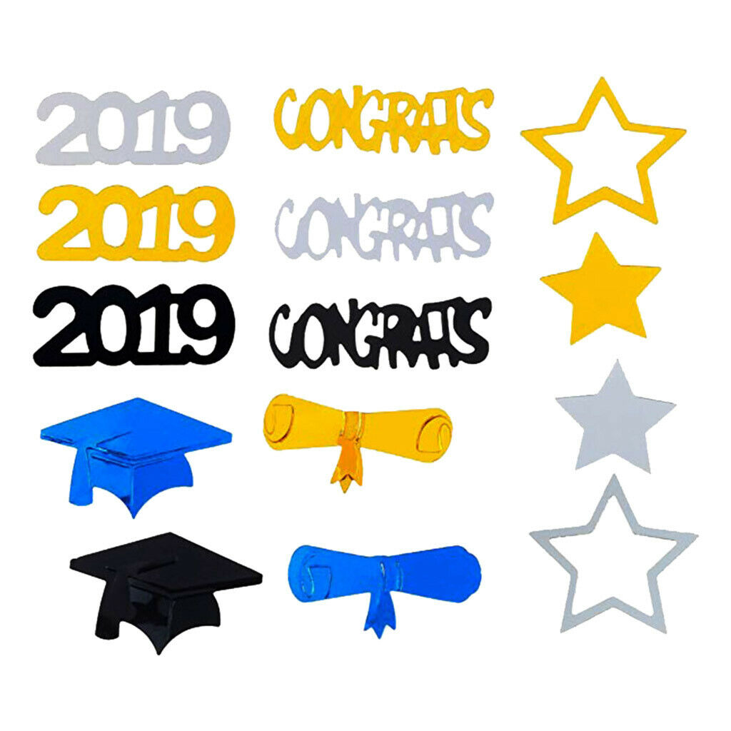 2019 Graduation Confetti, Graduation Party Supplies, 100 Grams/ 3.5 Ounce