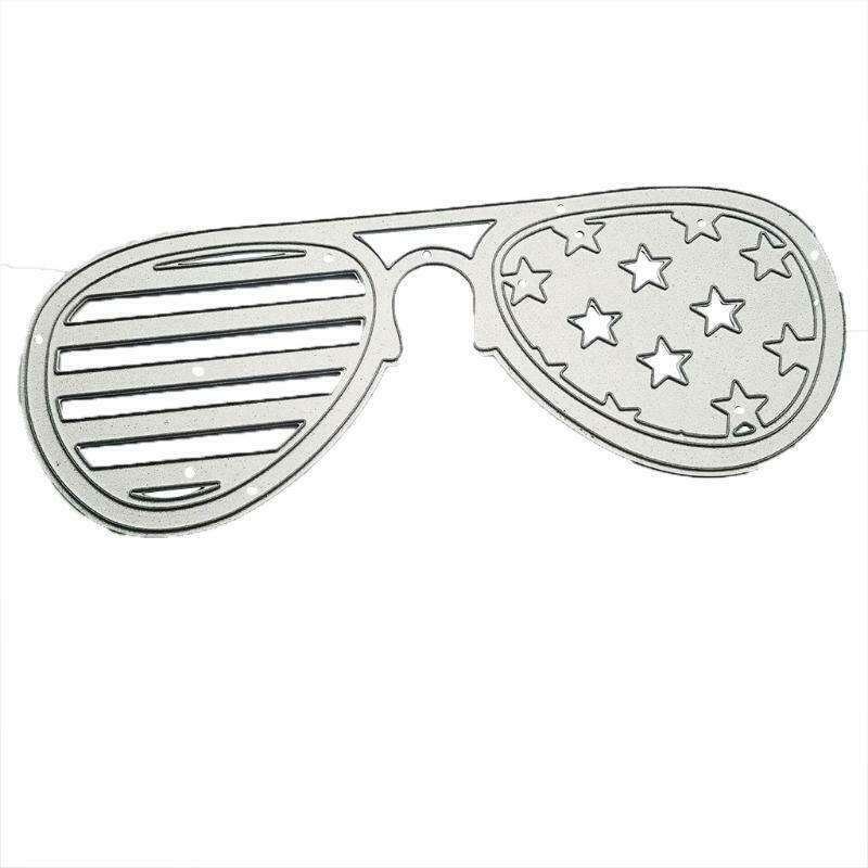 Eyeglasses Metal Cutting Dies Stencil DIY Scrapbooking Album Paper Card Template