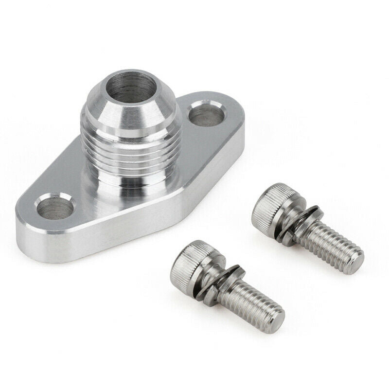 Billet Turbo Oil Drain Return Flange 8AN 38mm Fits For KKK K03 K04 T517Z T518Z