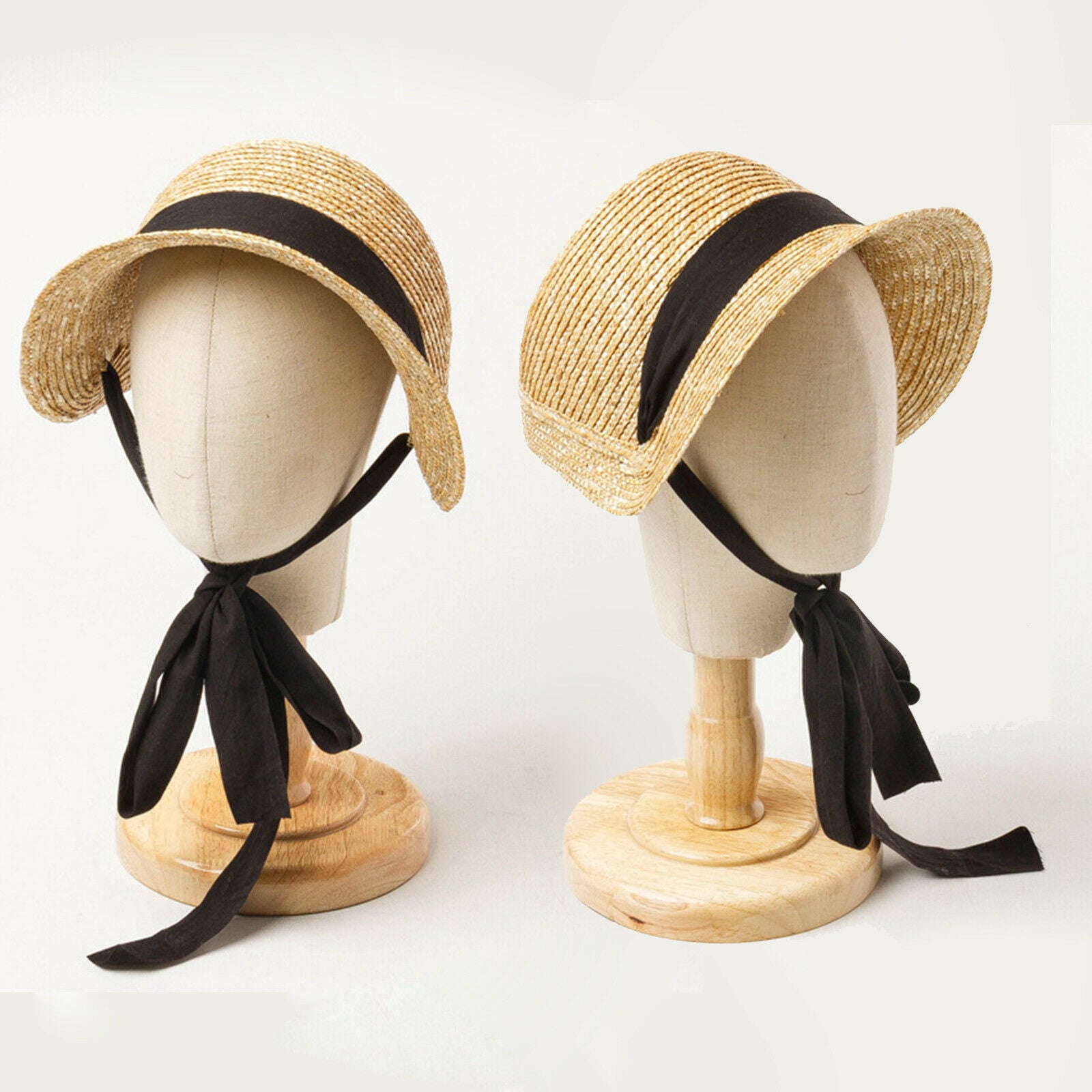 Kids Straw Hat Visor Sun Hats Outdoor Travel Beach Baseball Bucket Caps
