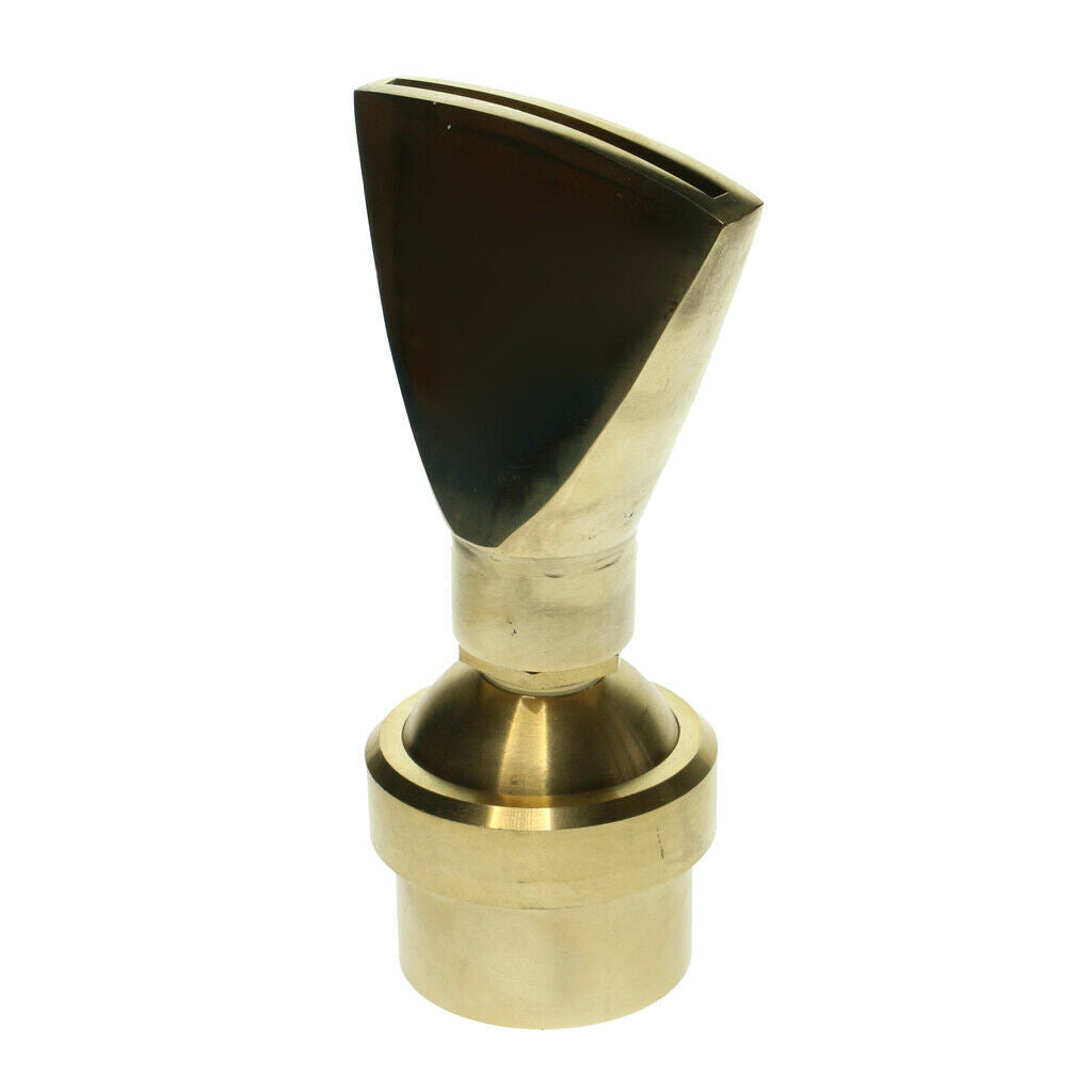 1pc Brass Fan Shape Garden Fountain Nozzle Spray Sprinkler Head 1 1/2