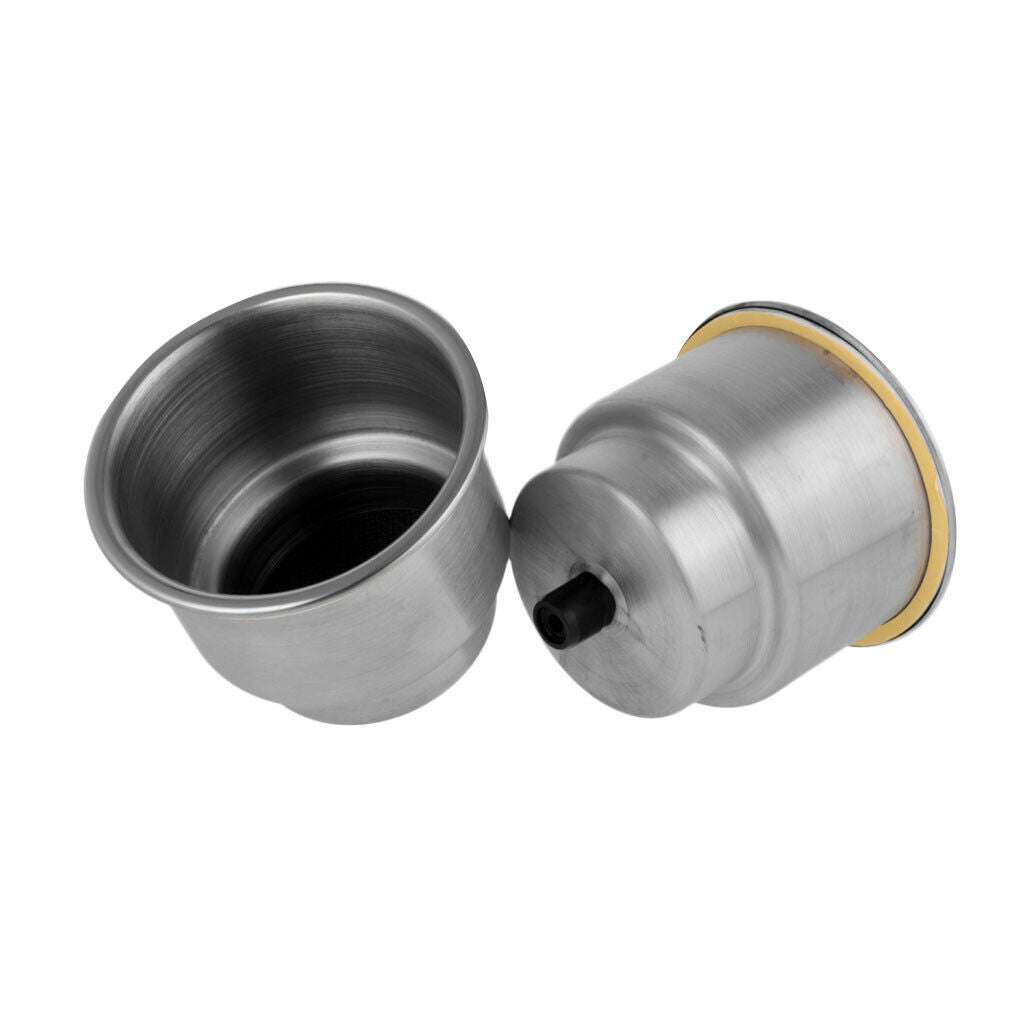 2 X Universal Motorcycle Bike Handlebar Drink Cup Holder Water Bottle Metal Cup