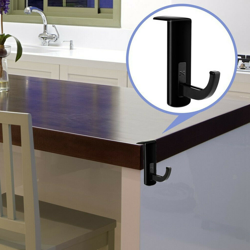 2Pack Headphone Headset Hanger Holder Wall PC Desk Monitor Stand Hook Sticky