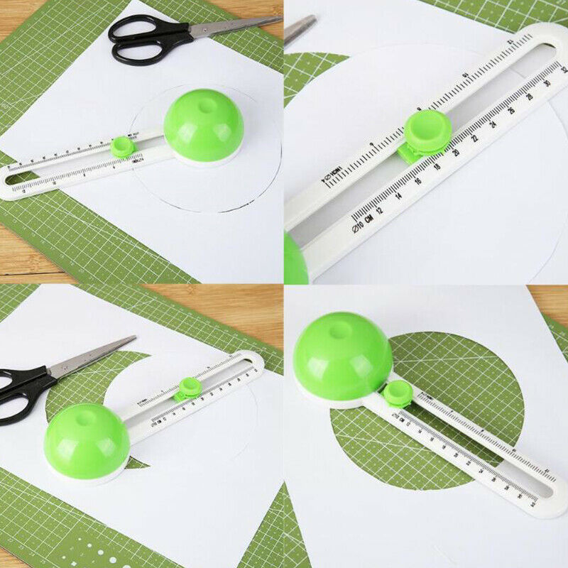 Simple Round Cutter Shear Patchwork Round Paper Clip Cutting Office Supplies