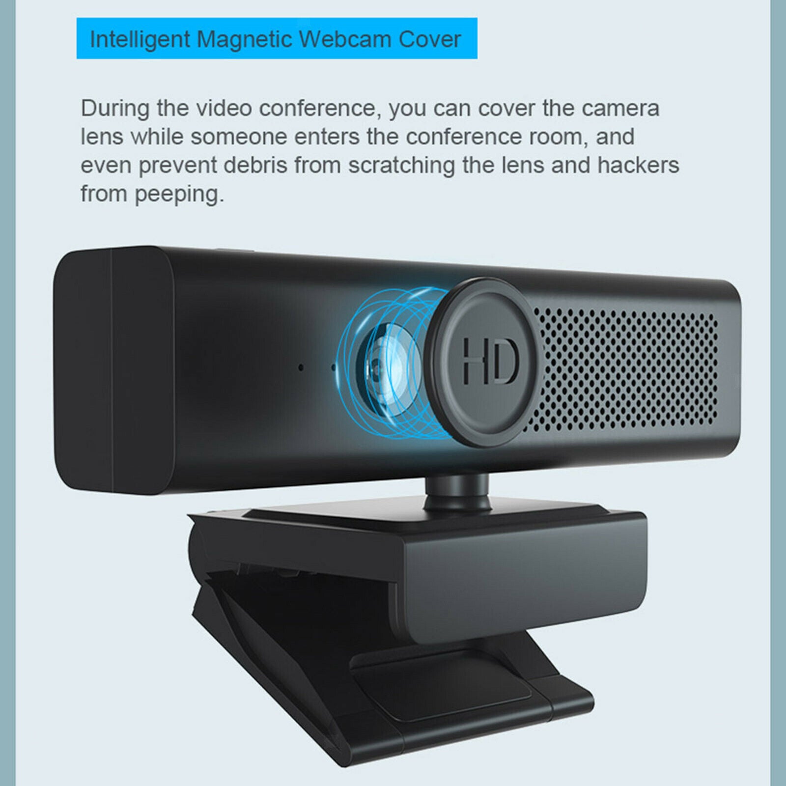 Autofocus Webcam 90-Degree Wide View Angle Adjustable for Windows Laptop
