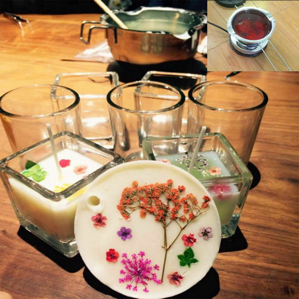 3pcs Double Boiler Wax Melting Pot Stirring Spoon for DIY Candle Soap Crafts
