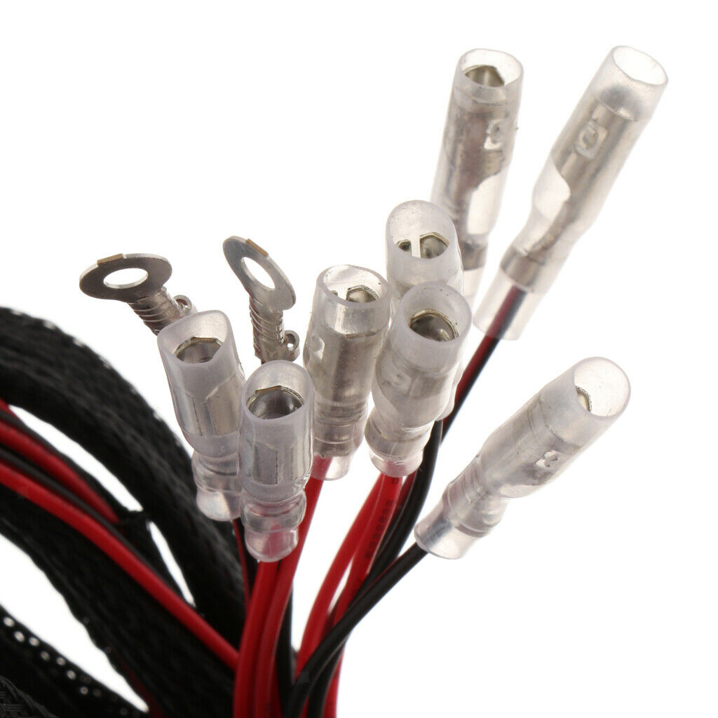 Universal Headlight LED or CCFL Light Bar Angel Eyes Wiring Harness Kit - Fade