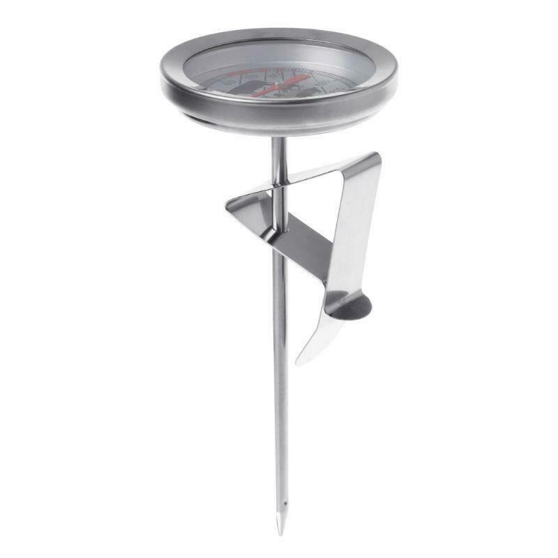 1Pcs Stainless steel BBQ Accessories Grill Meat Thermometer Dial Temperature
