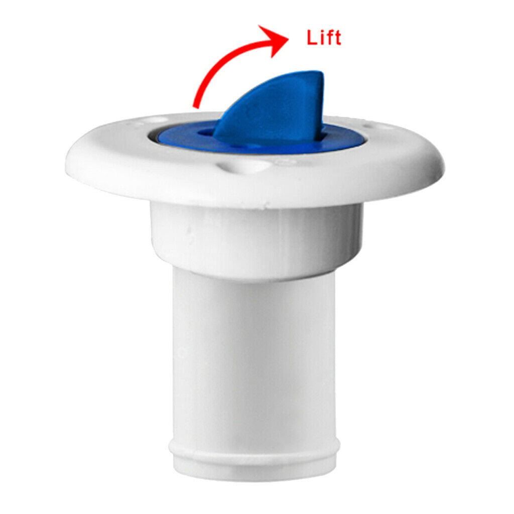 Boat WATER DECK FILLER for 38mm (1.1/2") White NYLON Marine Yacht Boat