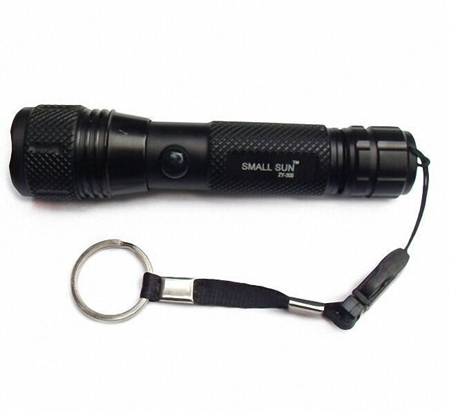 Aluminum Police Outdoor Waterproof LED Flashlight 116mm/4.57" [M1]