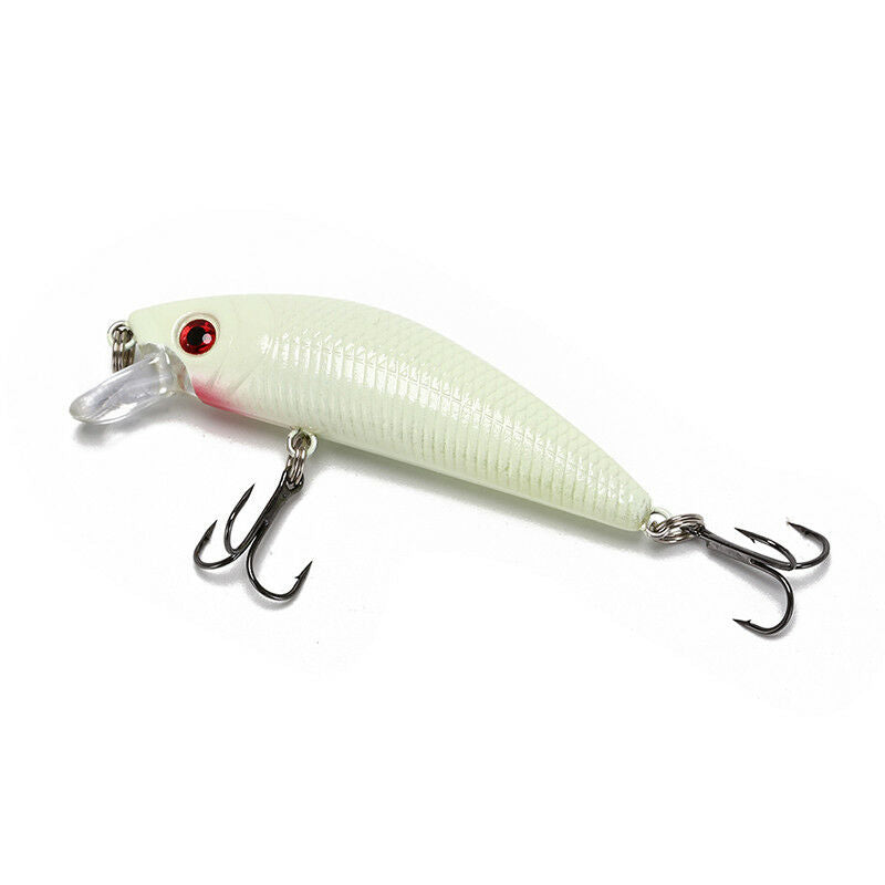 minnow night fishing lure bass crank bait hooks fish crankbait tackle plas.l8
