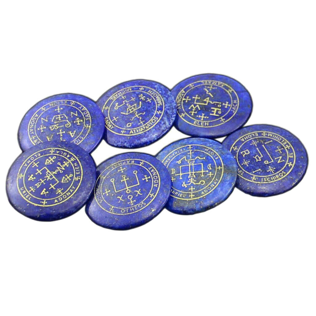 7 Pieces 1.18inch Reiki Lapis Lazuli Good Choice To Decorate Your Room