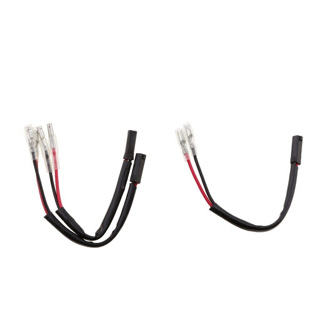 2 Pairs Turn Signal Adapter Plug for for Suzuki GSX1300R GSX 600 750