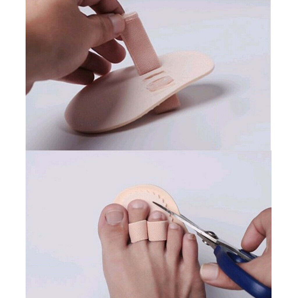 3 Pairs Right Left Foot Triple Toes Straightener Hammer Crooked Overlapping Toe