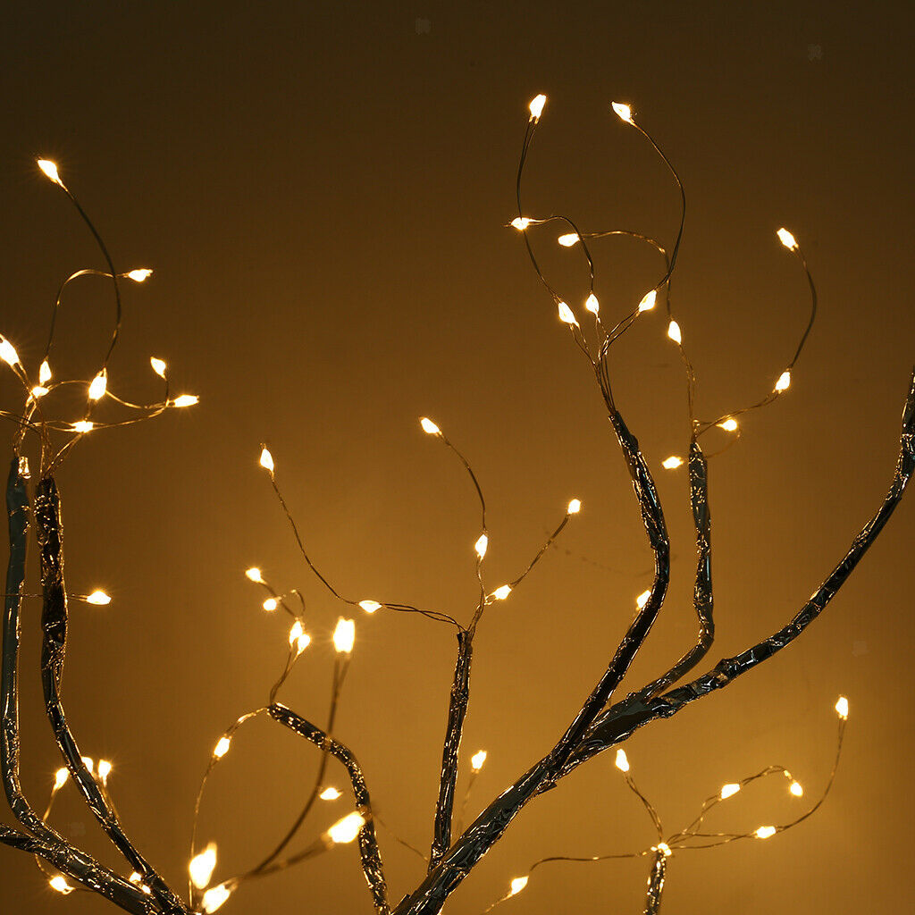 Decorative Tabletop Tree Light LED Night Light for Home Decor Warm White