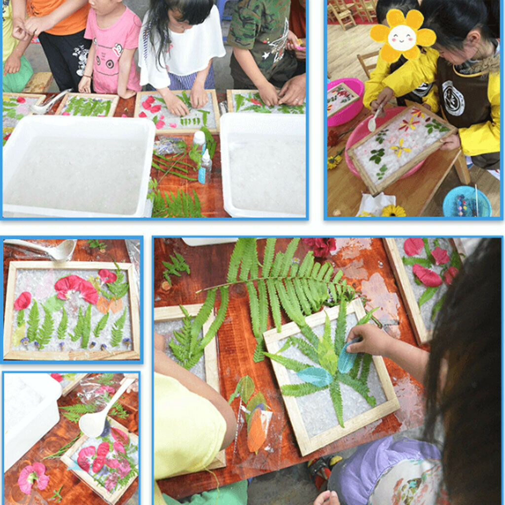 2pcs Traditional Wooden Paper Making Mould Frame Screen for Paper Craft Making