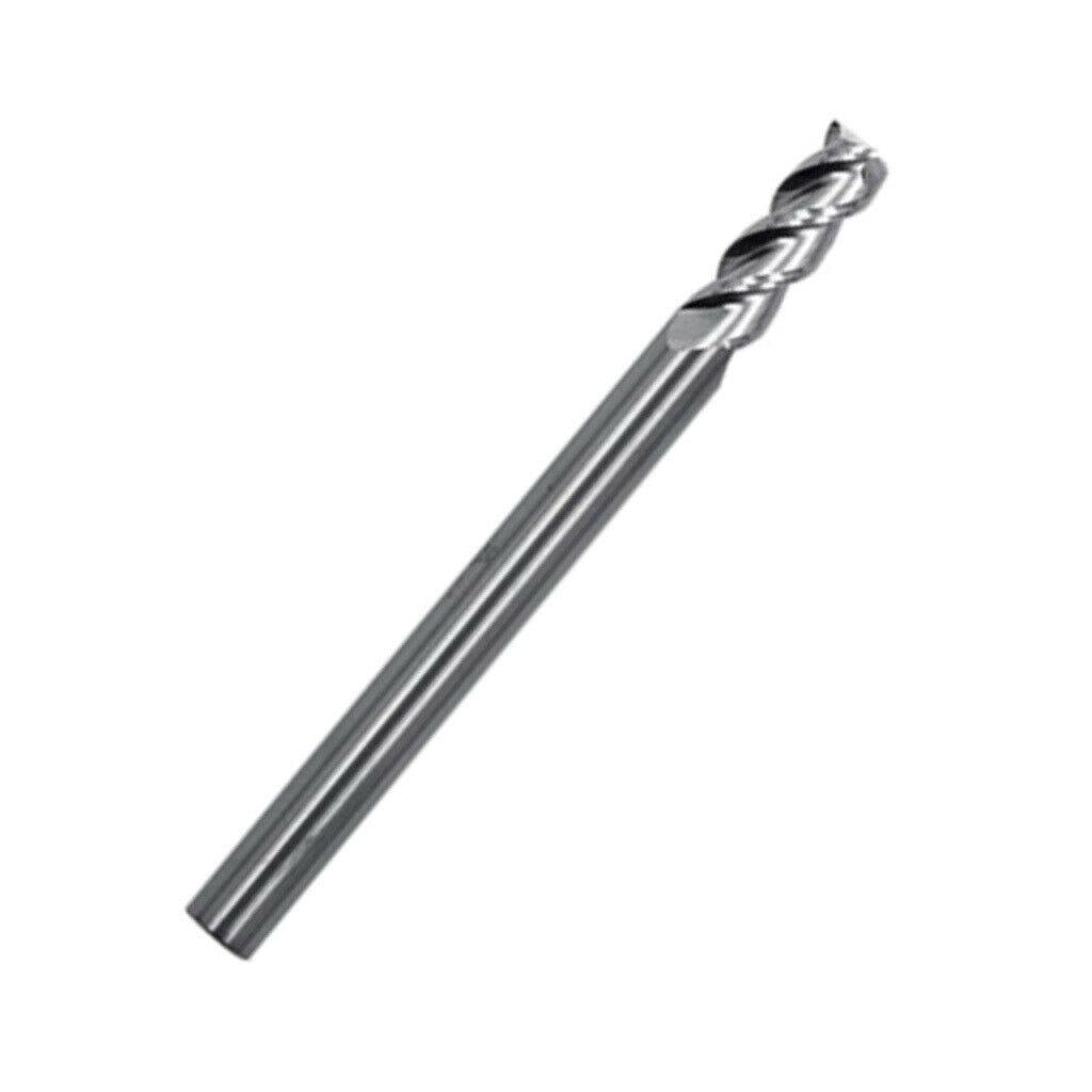 4x4Dx50mm Tungsten Steel Flat End 3 Flute HRC45 Mill CNC Milling Router