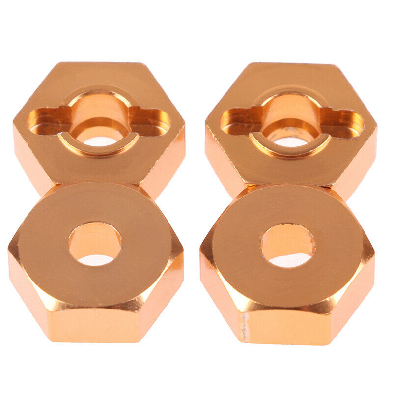4Pcs 12mm Aluminum Wheel Hex Nut With Pins Drive Hubs 4P HSP 102042 1/.l8