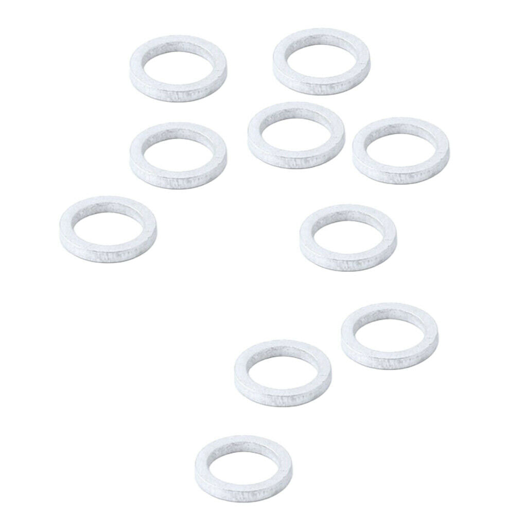 10x Bike Chainwheel Screw Chainring Washer Gasket Spacers Component 2mm