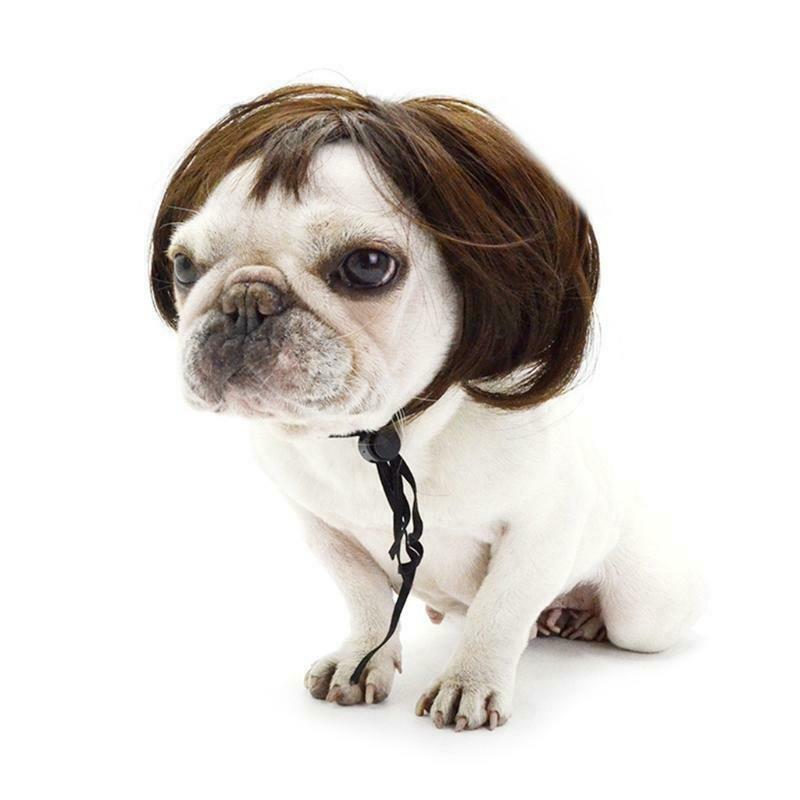 Fashion Funny Pet Wigs Cat Halloween Christmas Festival Canvial Party Cute Gift