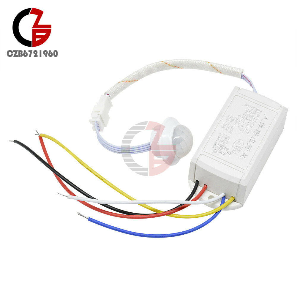 110V Practical Plastic Intelligent Light IR Body Motion Sensor Switch Module