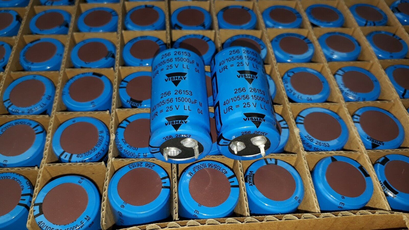 4x NEW 15000UF 25V VISHAY 256 Power Miniaturized HQ CAPS FOR AUDIO!FOR PASS AMPS
