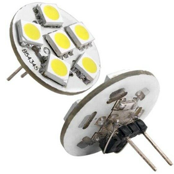 6 SMD LED Lamp G4 12V DC Spot Light Bulb Warm White A9P7P7