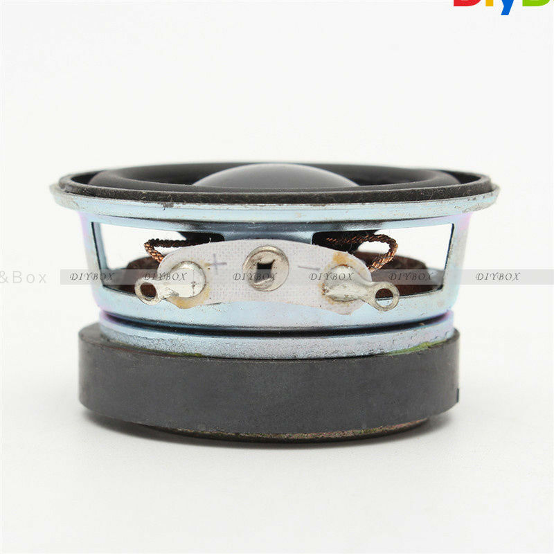 2PCS 4 Ohm Speaker 3W 40mm Acoustic Audio 36mm Magnetic Outdoor Black Hat PU