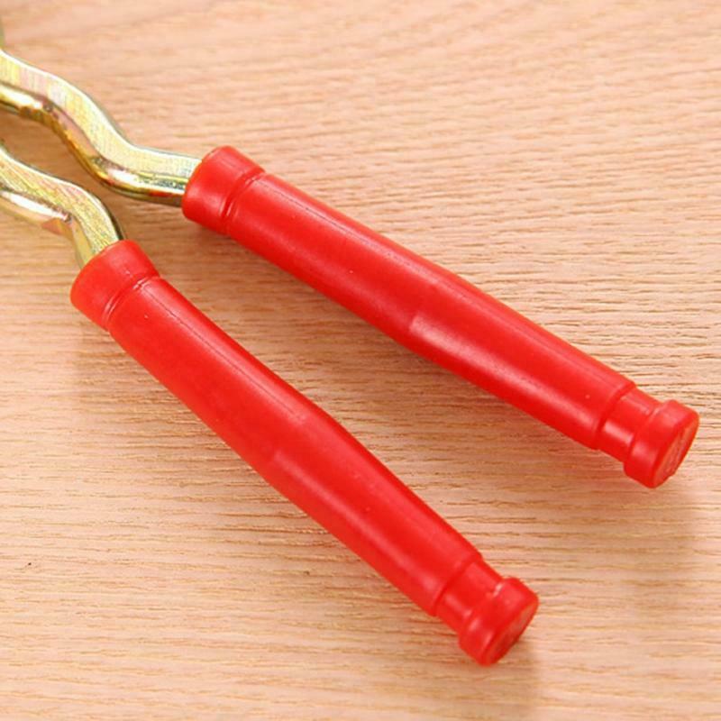 Metal Walnut Cracker Tool Non-Slip Plastic Handle Nutcracker Nut Shell Opener