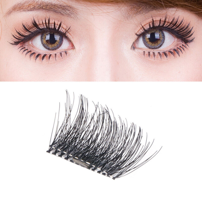 Women Magnetic False Eyelashes Extension Magnet Make Up Tool Reusable Beauty 10x
