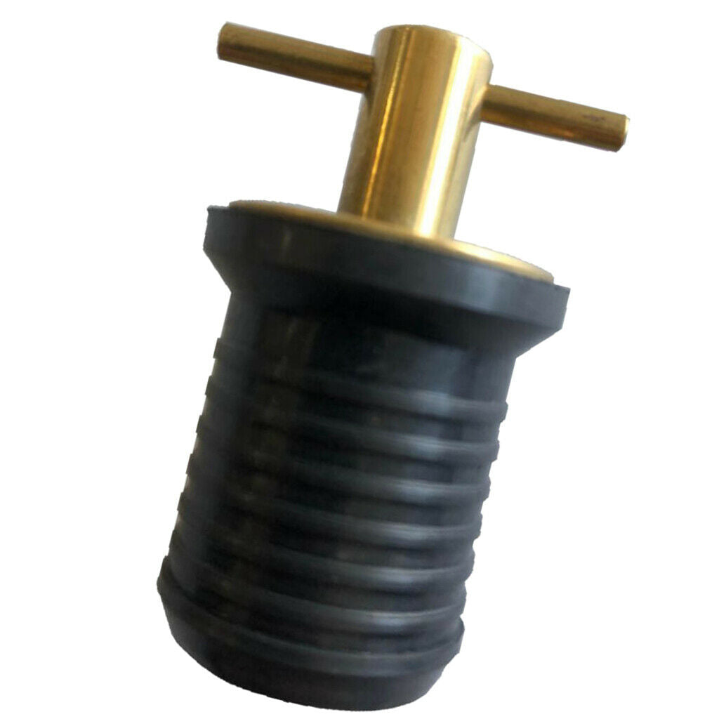 Twist Drain Plug Marine Copper Water Plug Anti-knock Handle Plug For Boat