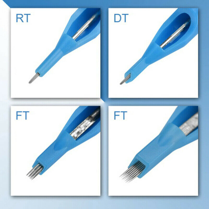 50Pcs Sterile Disposable Tattoo Nozzle Tips Needle Tube Mixed Sizes RT+DT+FTJBD