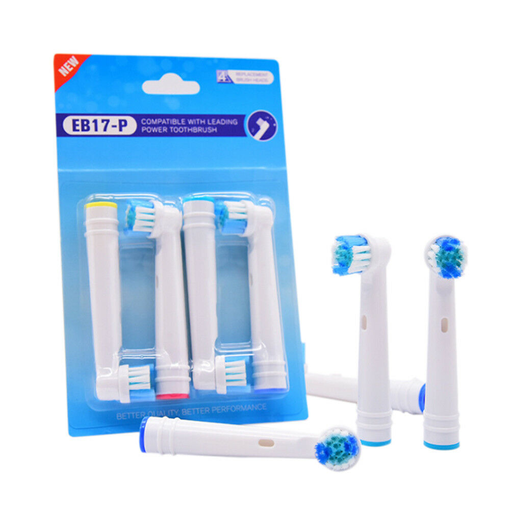 4X Electric ToothBrush Replacement Brush Heads for Braun Oral B Floss Acti.l8