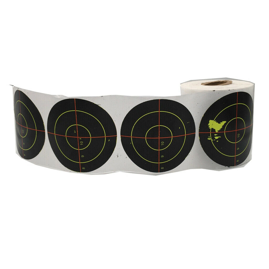 250pcs Shooting Targets Reactive Splatter Targets Adhesive Paper Target