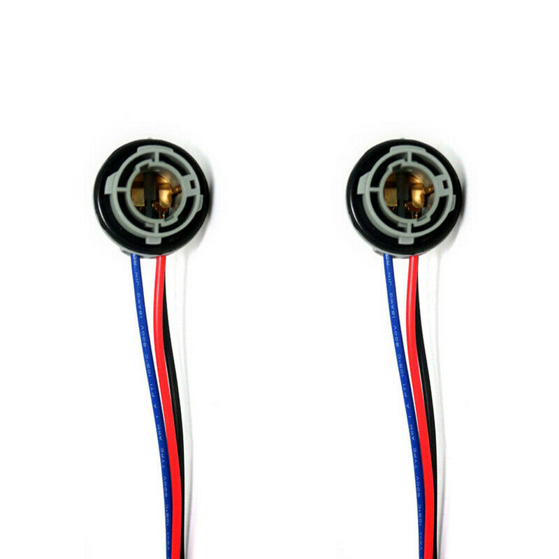 2Pcs 1157 Bulb Socket BAY15D Lamp Holder Adapter Base Connector For Brake.l8