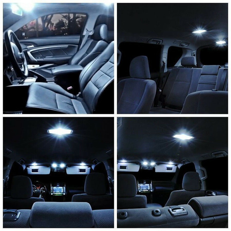 16pc LED light Bulbs White Interior Dome LED interior Bulbs License Plate Lights