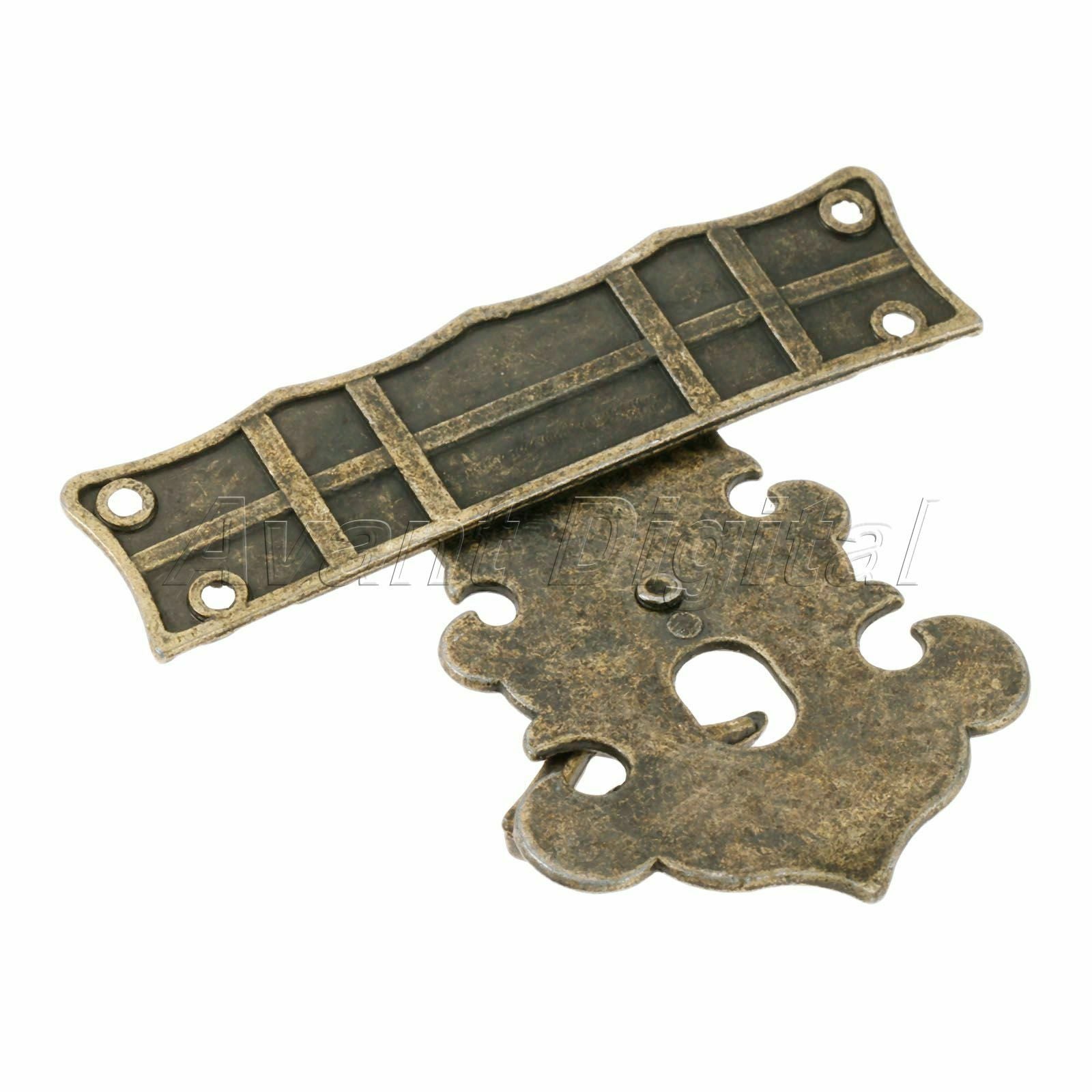 Retro Jewelry Box Wine Case Suitcase Clasp Hasp Latch With Screws Hardware Decor