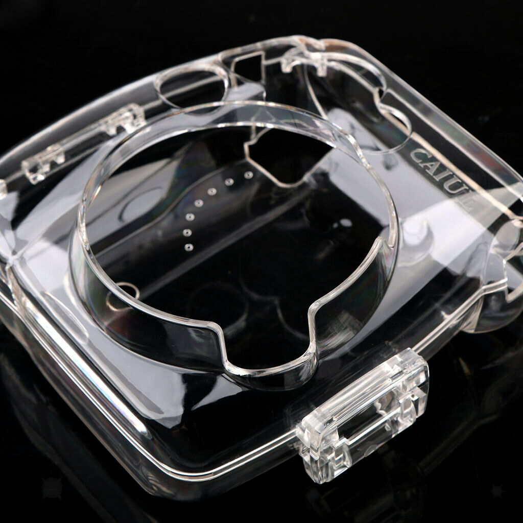 Clear Case Cover w/ Shoulder Strap for Fujifilm Instax Mini 8 8+ 9 Camera